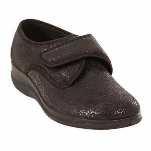 Comfortschoen Melina | MSF | Dames | Maat 42 | Kleur zwart | Met klittenband | MS4929Z-42