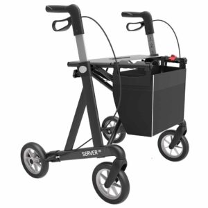 Rollator Server HD Comfort met SOFT wielen (8,1 kg)