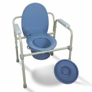Toiletstoel met armsteunen in hoogte verstelbaar