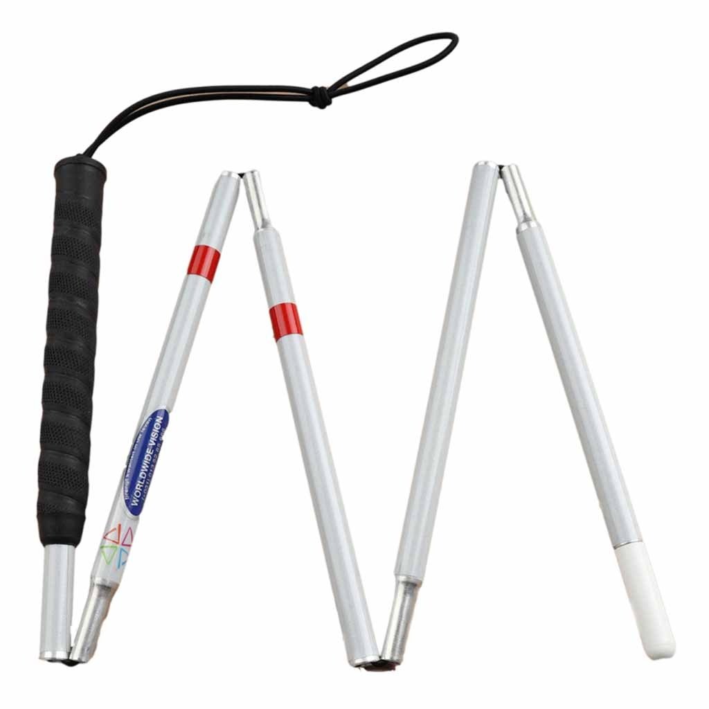 Taststok aluminium opvouwbaar, lengtes 110 t/m 160 cm