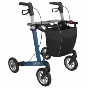 Lichtgewicht rollator Server Comfort met SOFT wielen (7 kg)