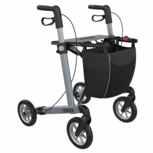 Lichtgewicht rollator Server Comfort met SOFT wielen (7 kg)
