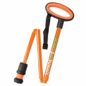 Wandelstok met ovalen handvat - opvouwbaar